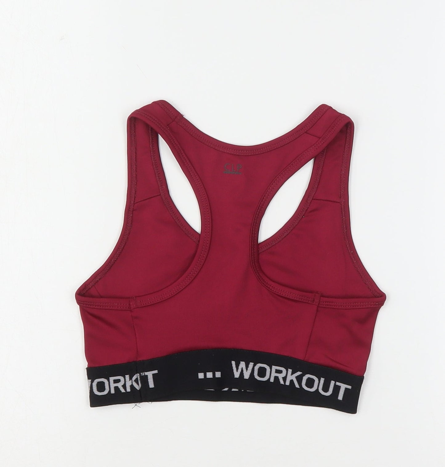 CLP Active Womens Purple  Polyester Cropped Tank Size XS Round Neck