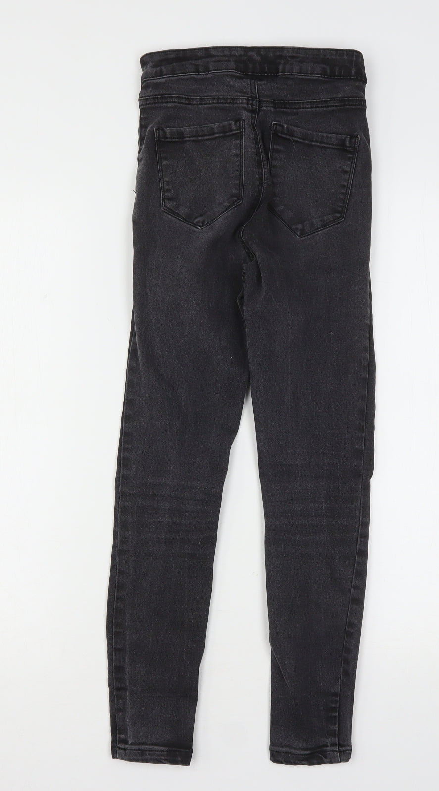 Denim & Co. Womens Black  Cotton Skinny Jeans Size 6 L24 in Regular