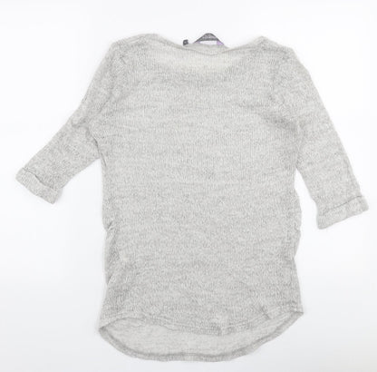 Womens UK Size 14 New Look Grey Pullover Jumper