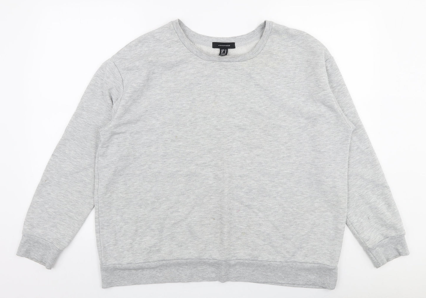 Primark Womens Grey  Polyester Pullover Sweatshirt Size 18  Pullover