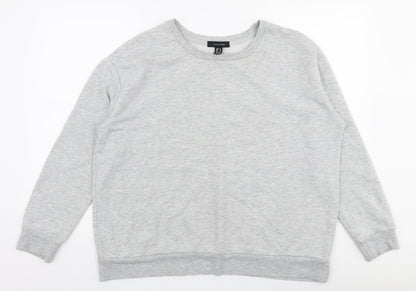 Primark Womens Grey  Polyester Pullover Sweatshirt Size 18  Pullover