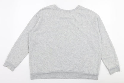 Primark Womens Grey  Polyester Pullover Sweatshirt Size 18  Pullover