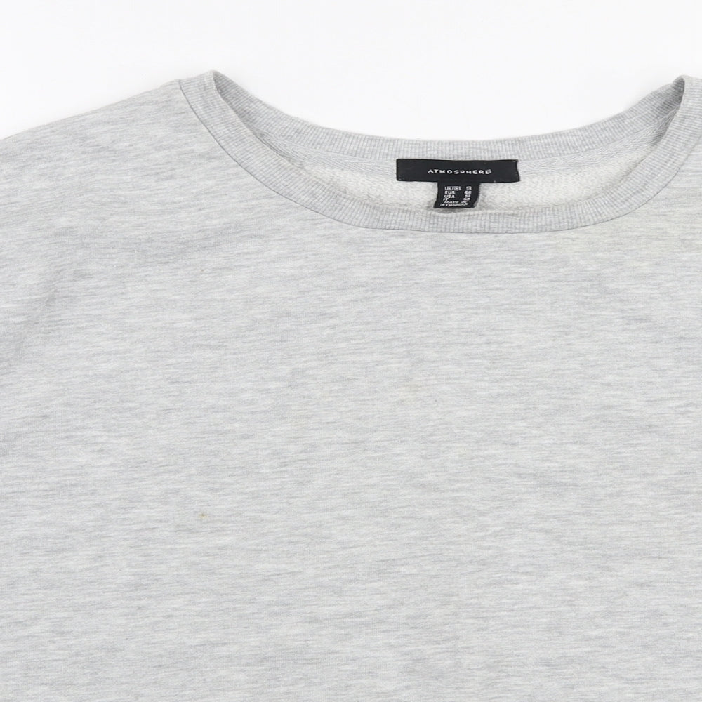 Primark Womens Grey  Polyester Pullover Sweatshirt Size 18  Pullover