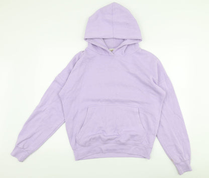 Femme Luxe Womens Purple  Polyester Pullover Hoodie Size M  Pullover