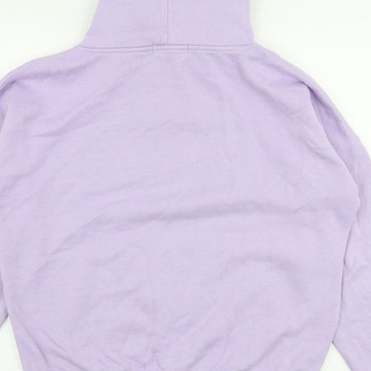 Femme Luxe Womens Purple  Polyester Pullover Hoodie Size M  Pullover