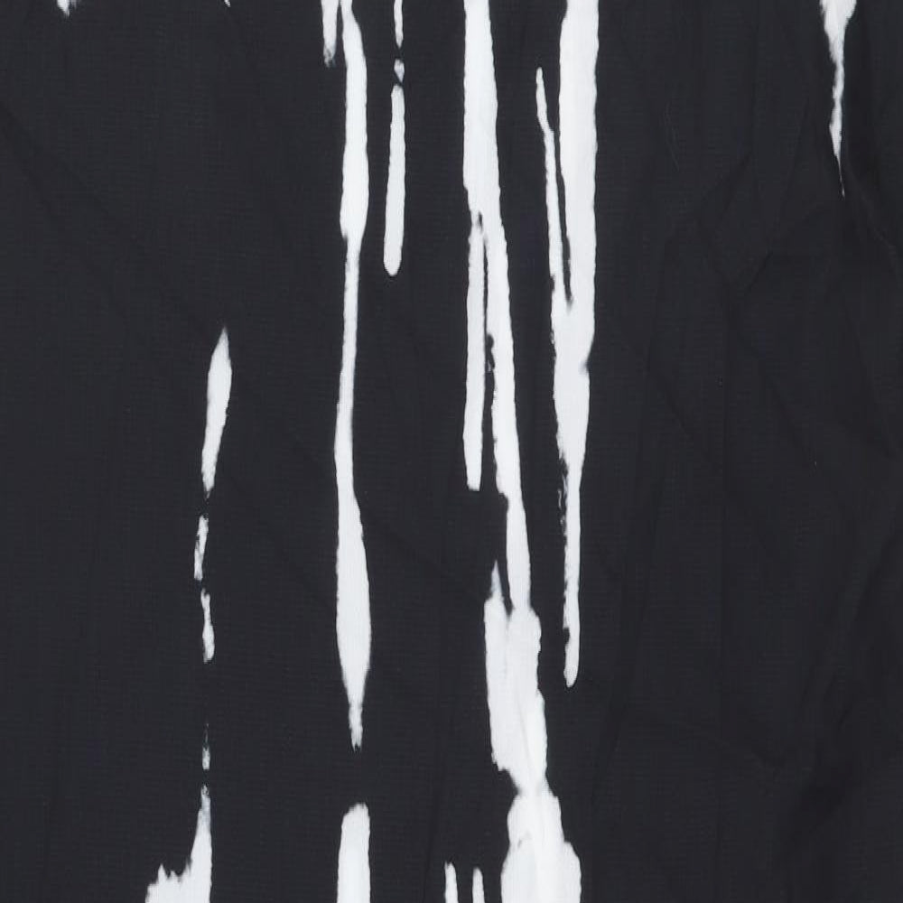 SheIn Womens Black  Polyester Trapeze & Swing  Size 3XL  Round Neck Pullover