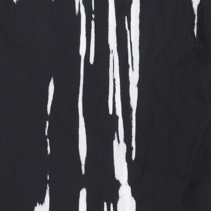 SheIn Womens Black  Polyester Trapeze & Swing  Size 3XL  Round Neck Pullover