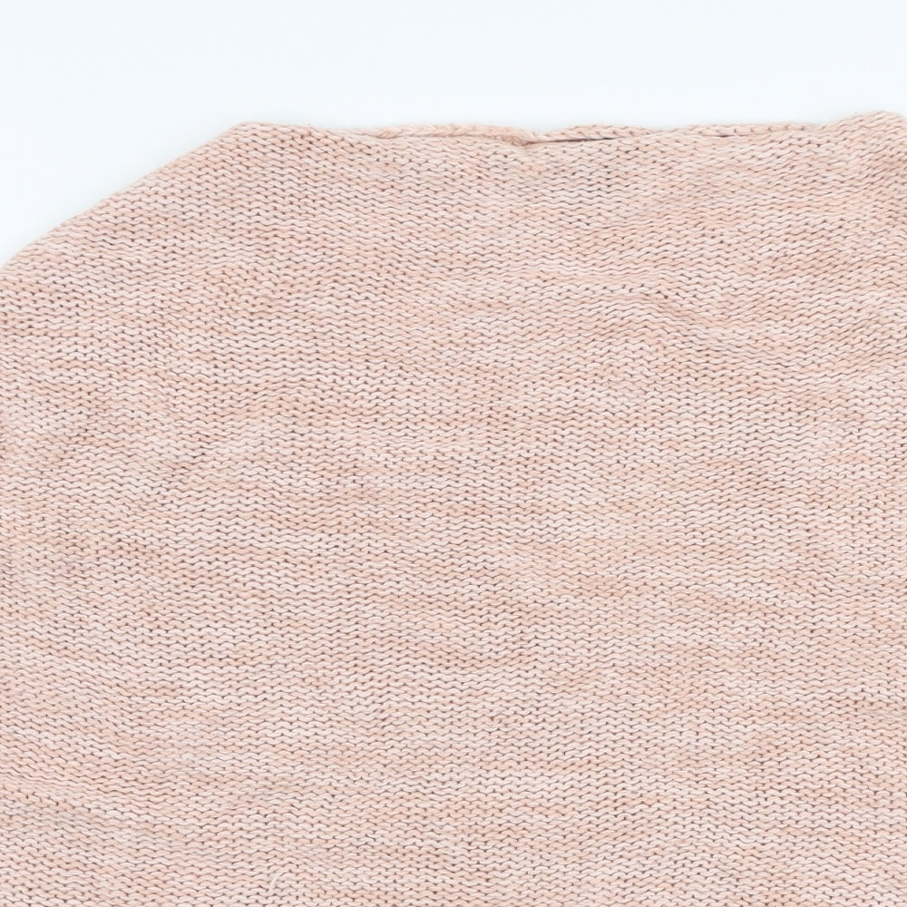 Atmosphere Womens Pink Round Neck  Polyester Pullover Jumper Size 8