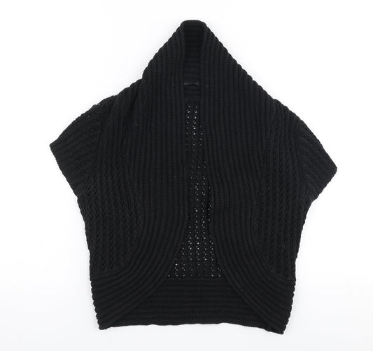 Womens UK Size XS H&M Black Cardigan Jumper