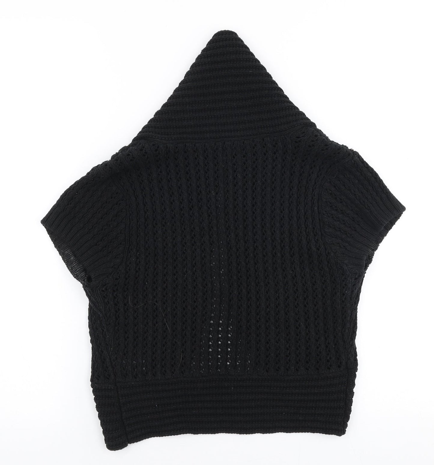 Womens UK Size XS H&M Black Cardigan Jumper