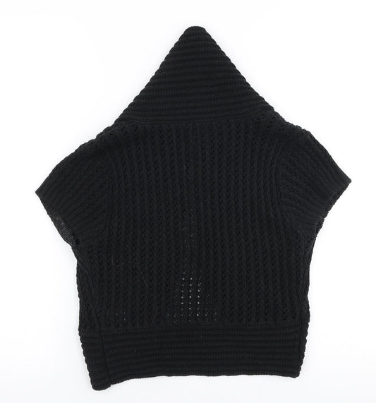 Womens UK Size XS H&M Black Cardigan Jumper