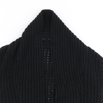 Womens UK Size XS H&M Black Cardigan Jumper