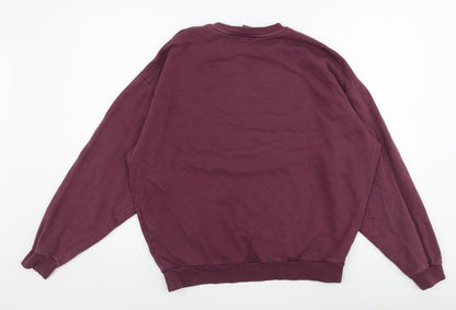Mens UK Size M ASOS Purple Pullover Sweatshirt