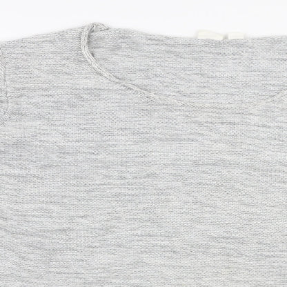 Gap Womens Grey Round Neck  100% Cotton Pullover Jumper Size XL