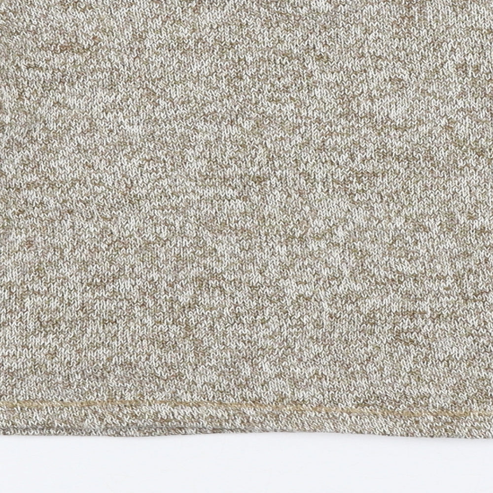 Womens UK Size M Zara Beige Pullover Jumper