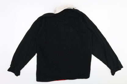 Mens UK Size L John Lewis Black Pullover Sweatshirt