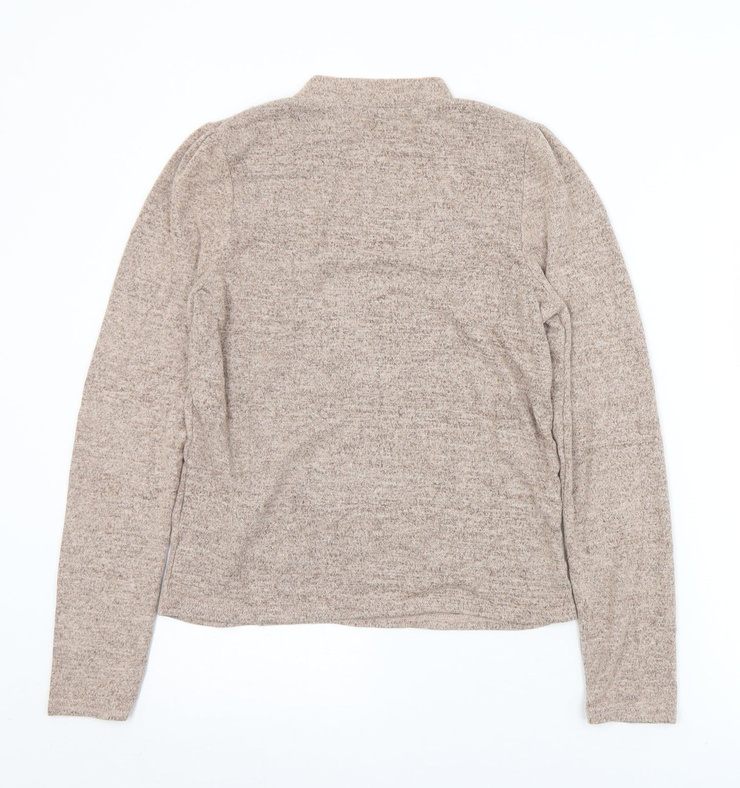 Womens UK Size M Brave Soul Brown Pullover Jumper