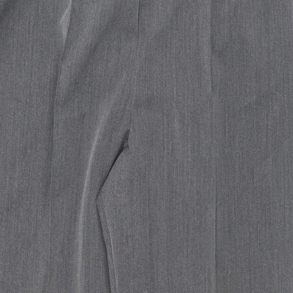Bonmarché Womens Grey  Polyester Dress Pants Trousers Size 20 L29 in Regular