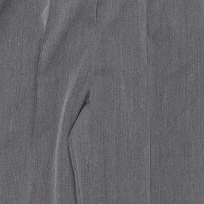 Bonmarché Womens Grey  Polyester Dress Pants Trousers Size 20 L29 in Regular