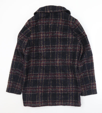 Womens UK Size 10 Marks and Spencer Black Pea Coat