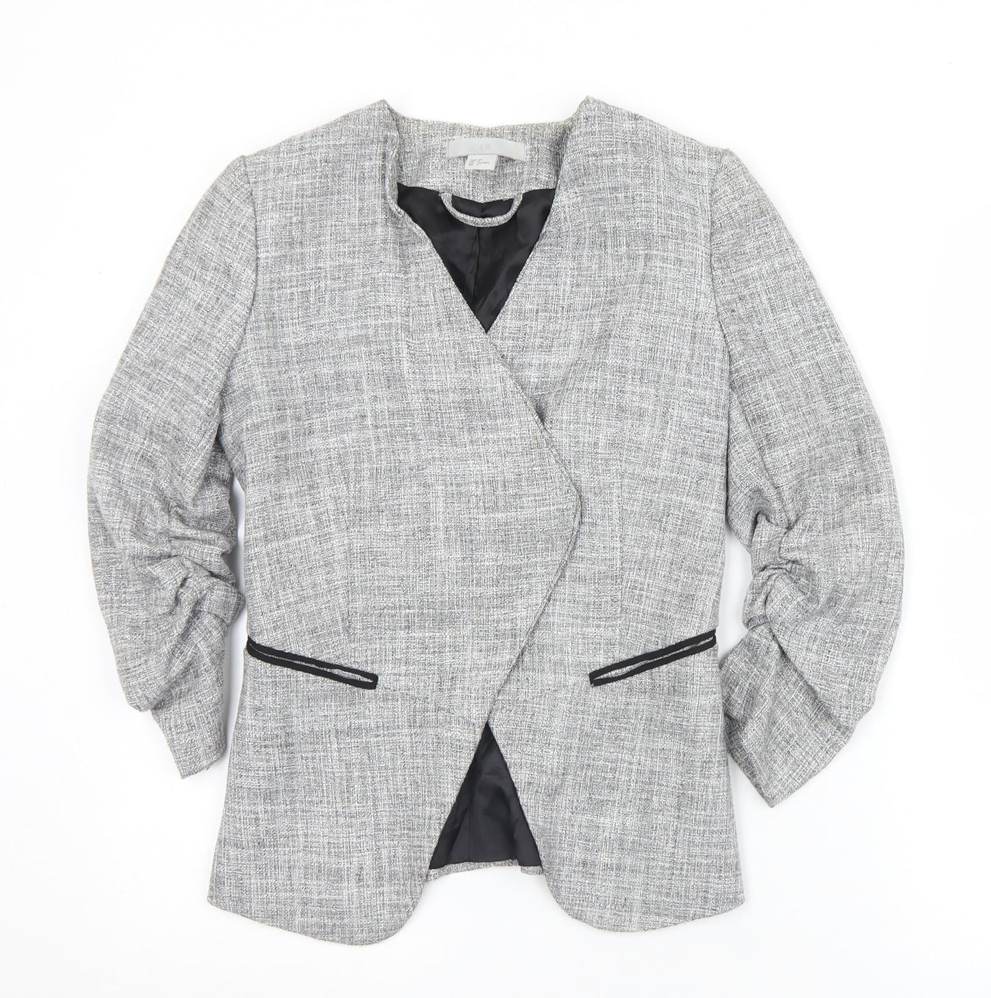 H&M Womens Grey   Jacket  Size 6