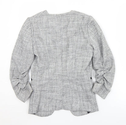 H&M Womens Grey   Jacket  Size 6