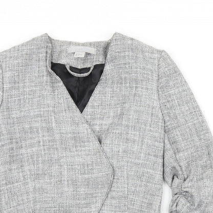 H&M Womens Grey   Jacket  Size 6