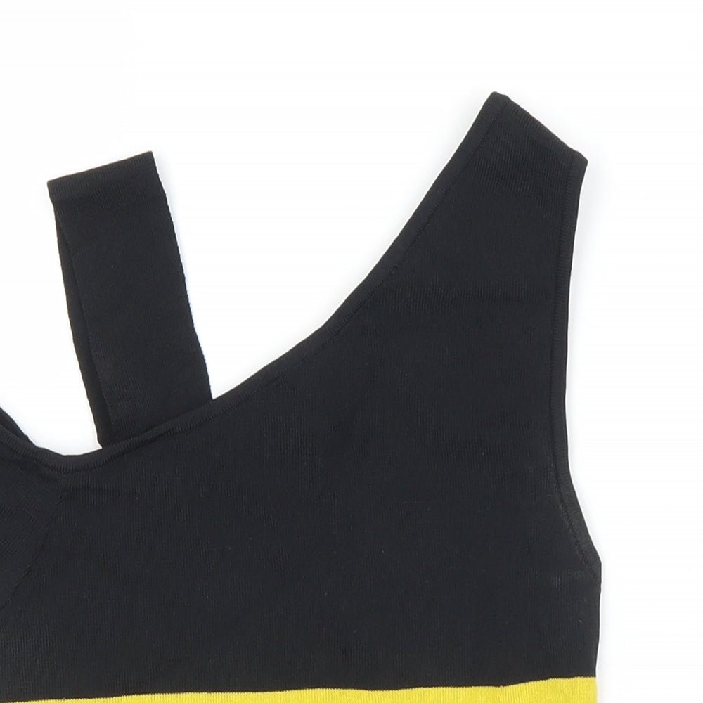 Womens UK Size 8 River Island Multicoloured Cropped Tank