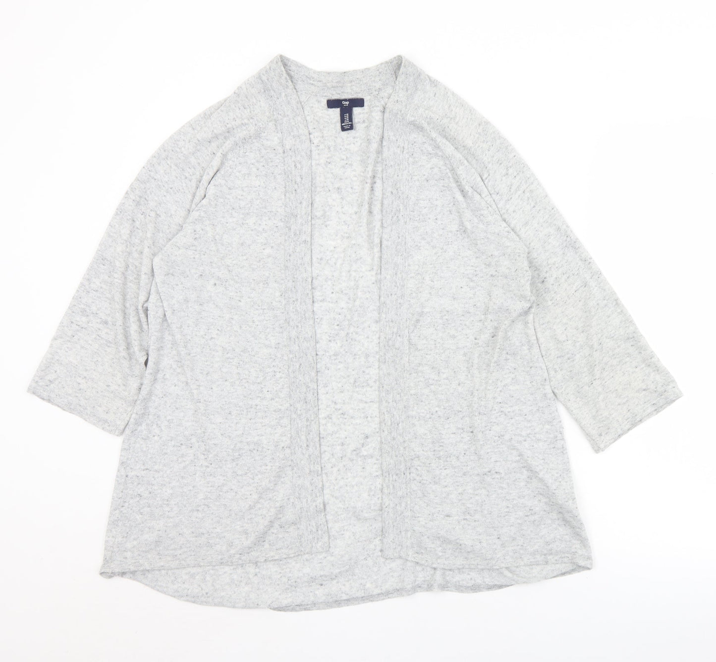 Gap Womens Grey Collared  Cotton Cardigan Jumper Size M