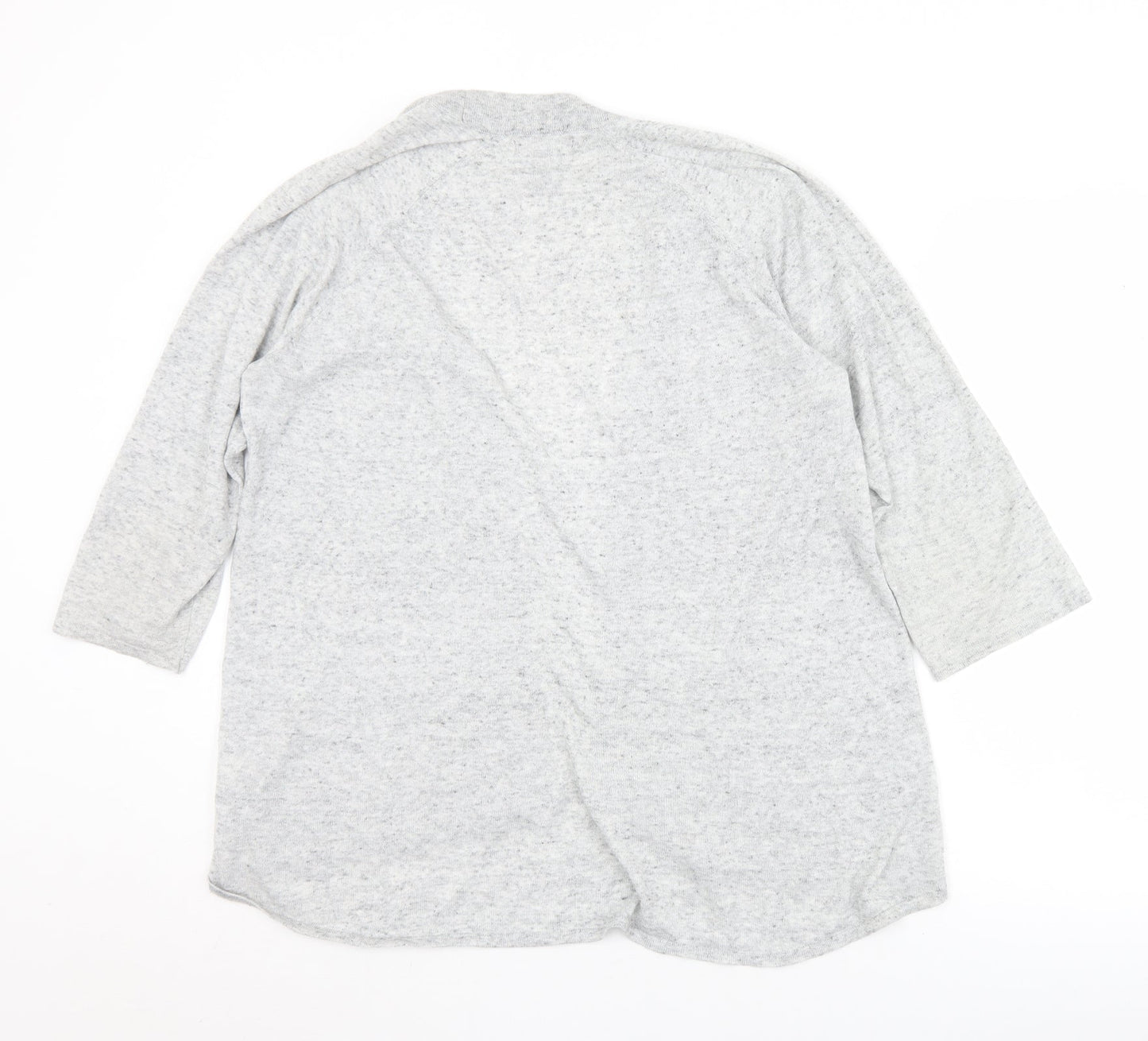 Gap Womens Grey Collared  Cotton Cardigan Jumper Size M