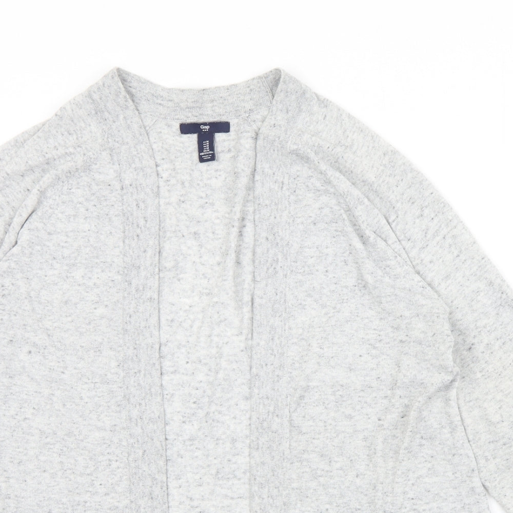 Gap Womens Grey Collared  Cotton Cardigan Jumper Size M