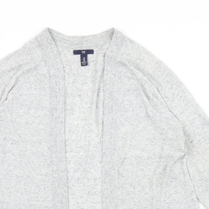 Gap Womens Grey Collared  Cotton Cardigan Jumper Size M