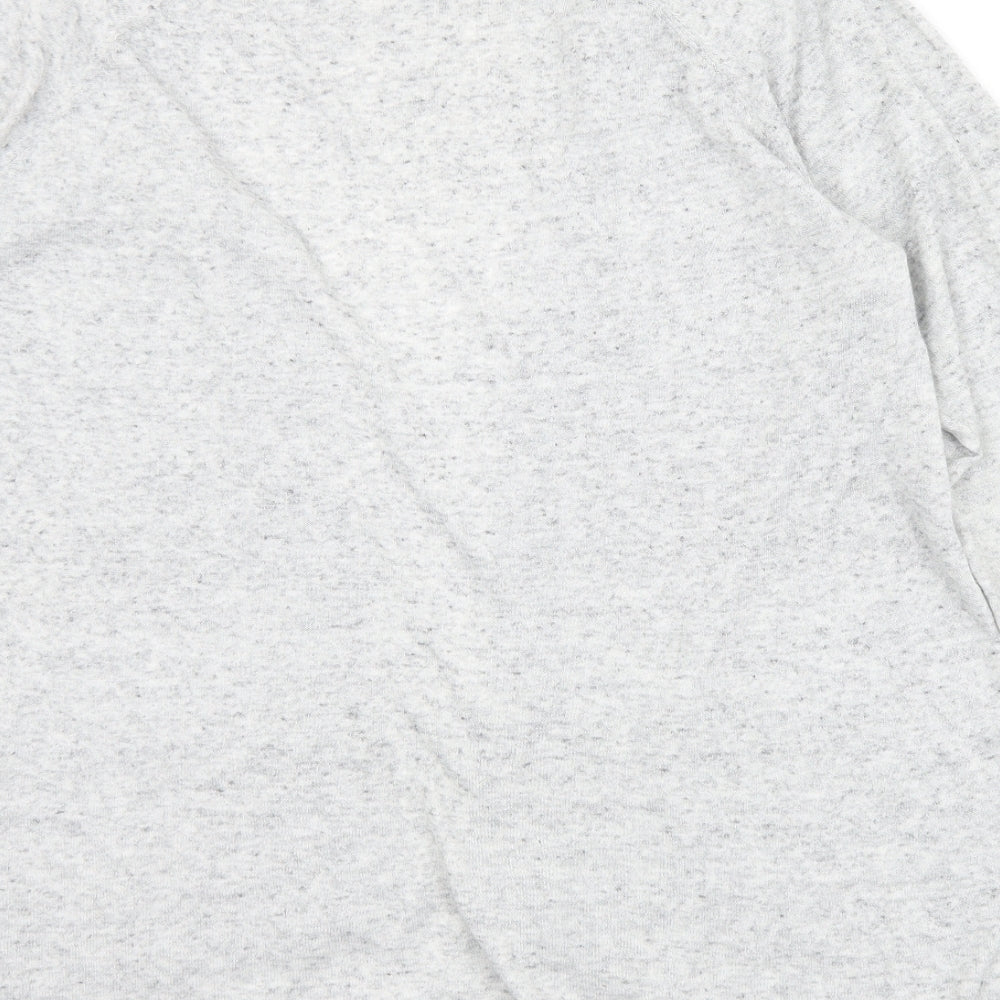 Gap Womens Grey Collared  Cotton Cardigan Jumper Size M