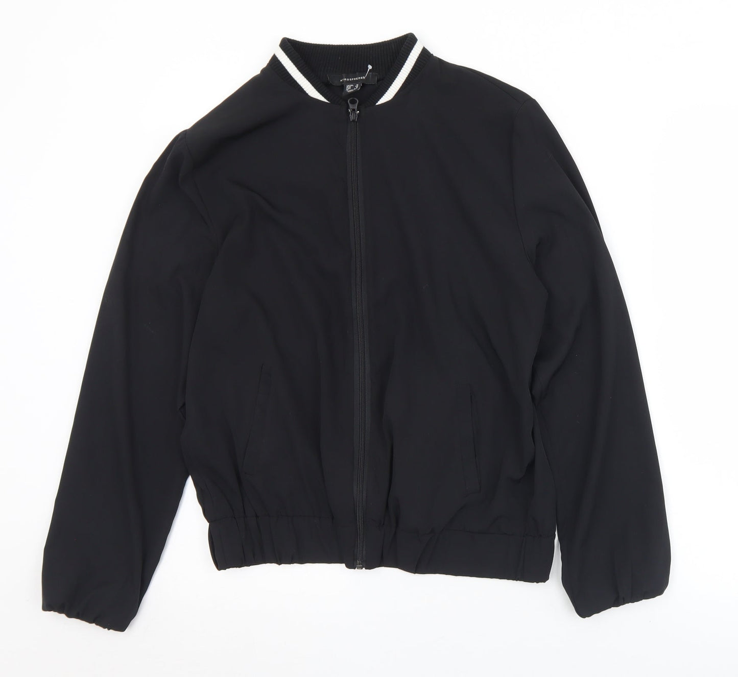 Atmosphere Womens Black   Jacket  Size 12  Zip