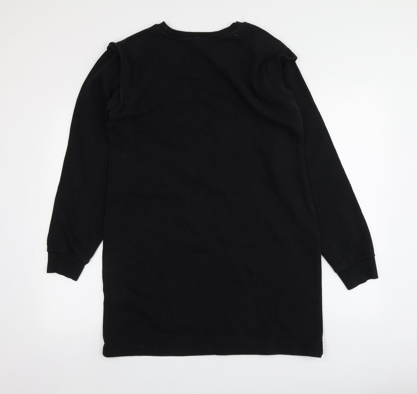 Primark Womens Black  Cotton Pullover Hoodie Size XS