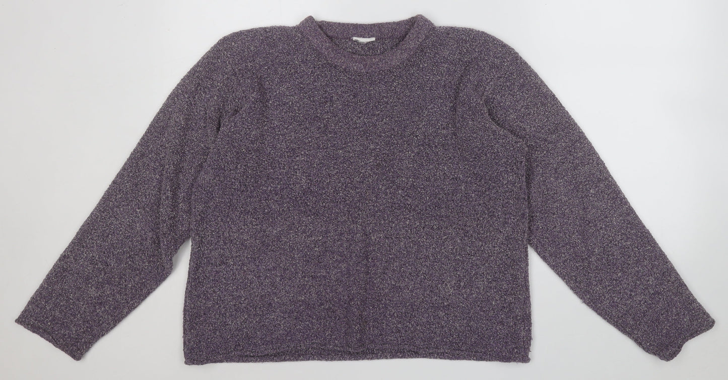 Womens UK Size 14 Preworn Purple Pullover Jumper