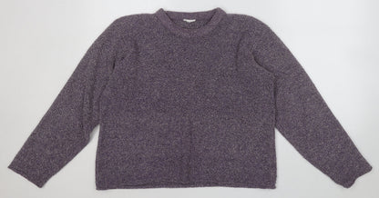 Womens UK Size 14 Preworn Purple Pullover Jumper