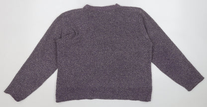 Womens UK Size 14 Preworn Purple Pullover Jumper