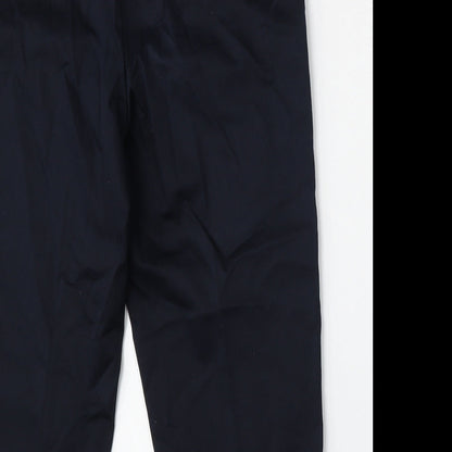 Womens UK Size 12 Marks and Spencer Regular Fit  Blue Trousers