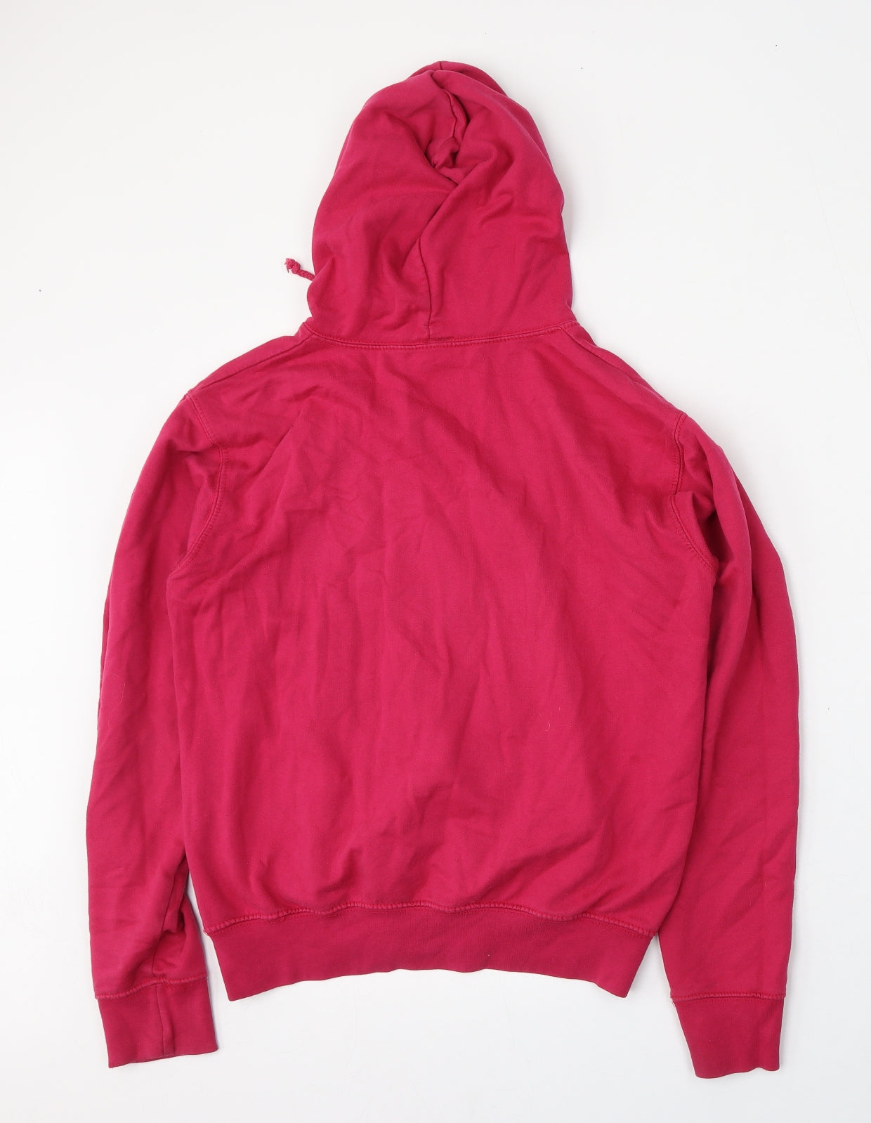 More Mile Womens Pink  Cotton Pullover Hoodie Size XS