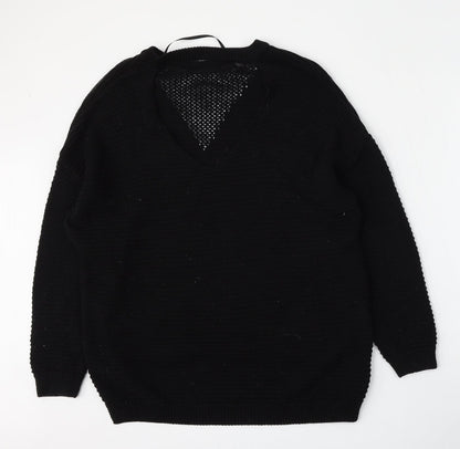 Womens UK Size 10 Atmosphere Black Pullover Jumper