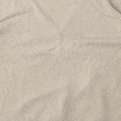 Amelie May Womens Beige V-Neck  Acrylic Pullover Jumper Size 18