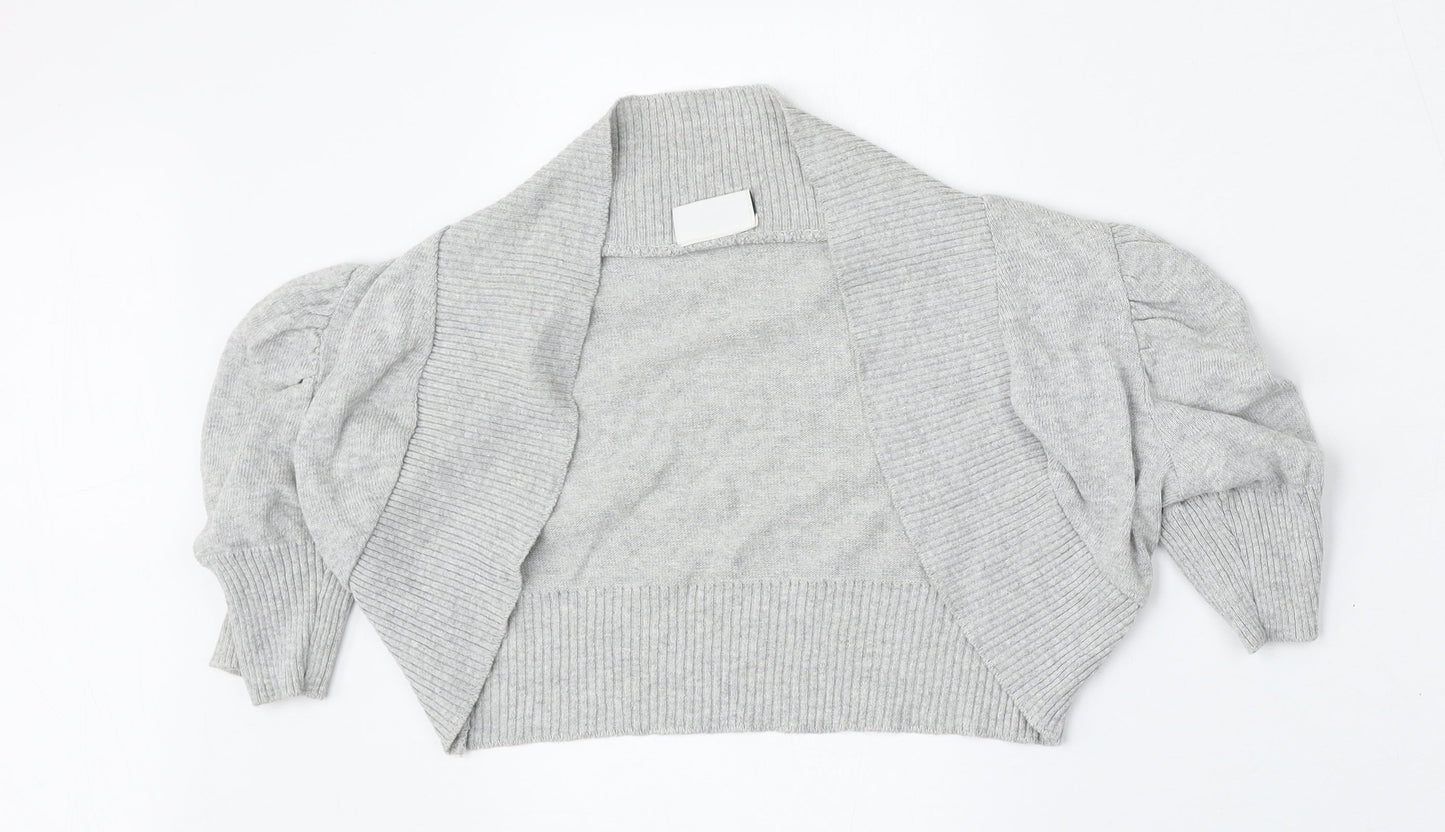 Womens UK Size L New Look Grey Cardigan Jumper