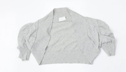 Womens UK Size L New Look Grey Cardigan Jumper