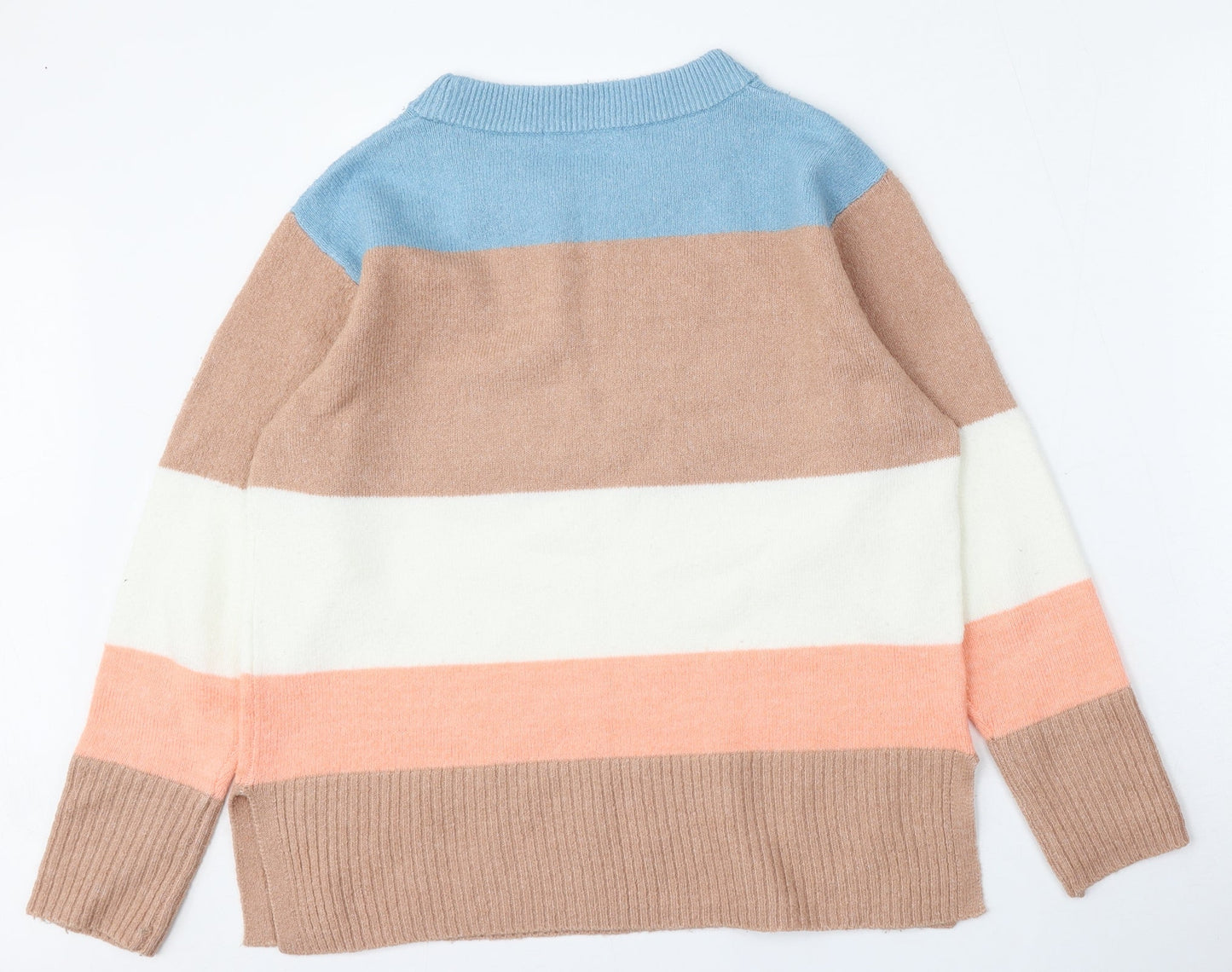Womens UK Size M Preworn Multicoloured Pullover Jumper
