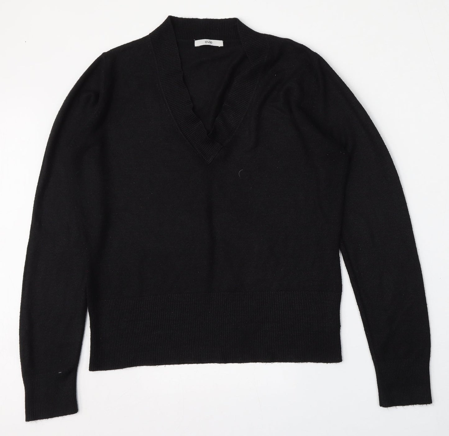 Womens UK Size 14 Evie Black Pullover Jumper
