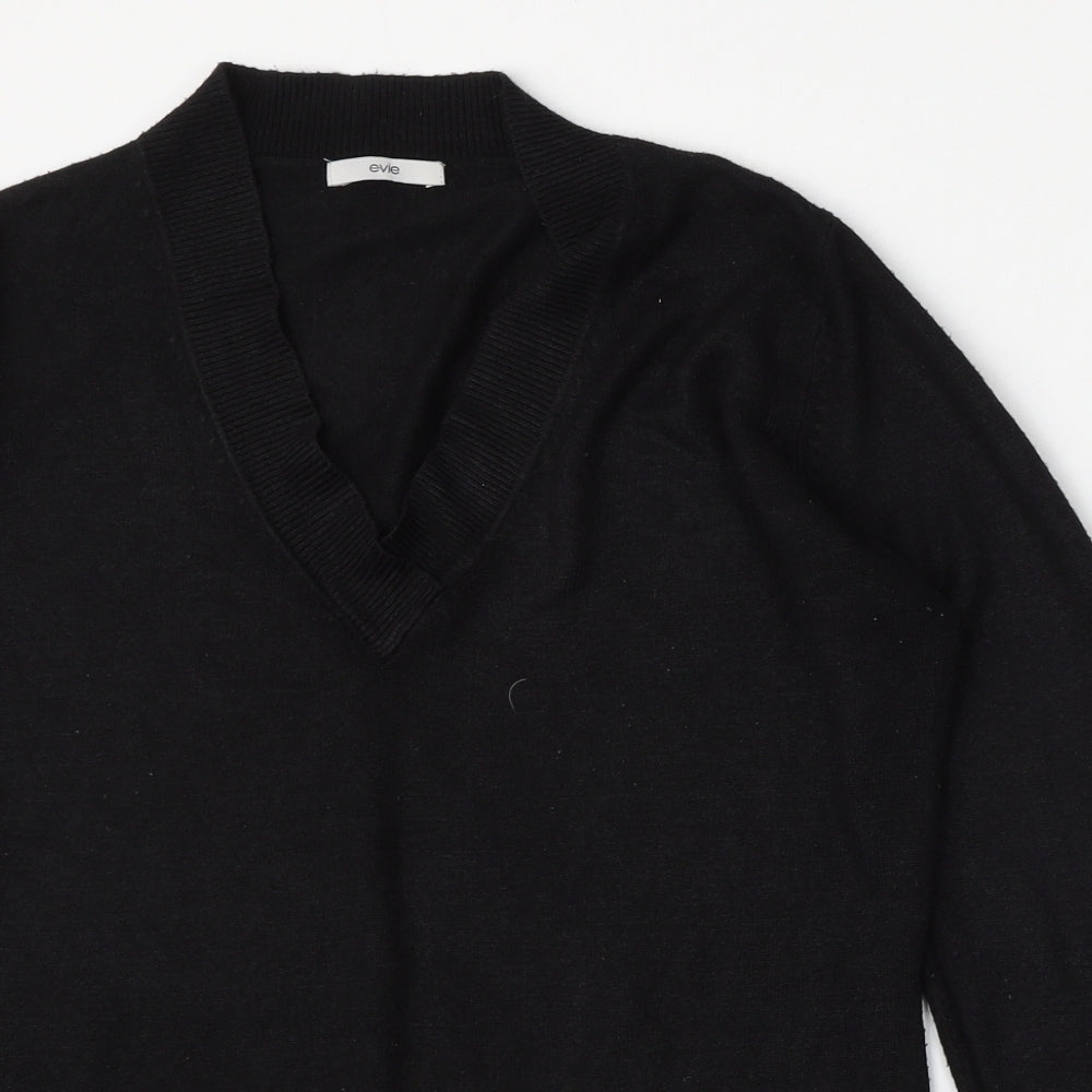 Womens UK Size 14 Evie Black Pullover Jumper