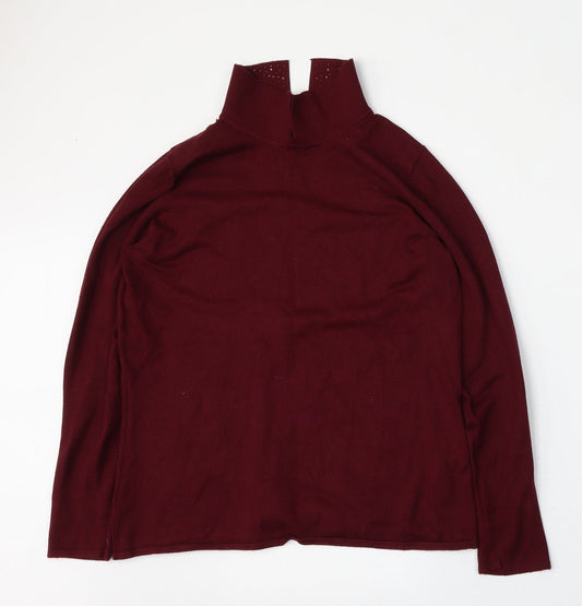 Womens UK Size 12 Bonmarche Purple Pullover Jumper