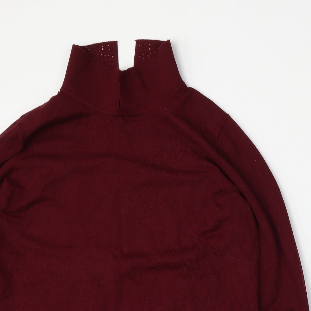 Womens UK Size 12 Bonmarche Purple Pullover Jumper
