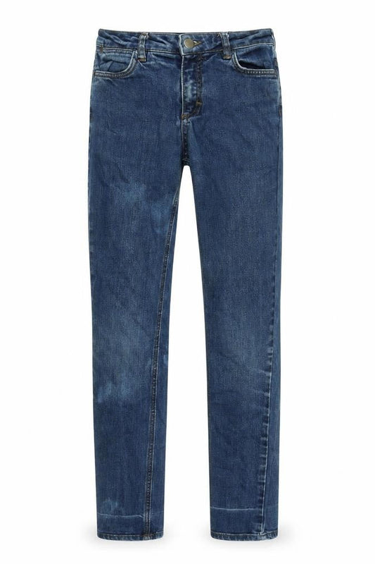 Inwear Womens Blue  Cotton Straight Jeans Size 27 in L30 in Regular Zip